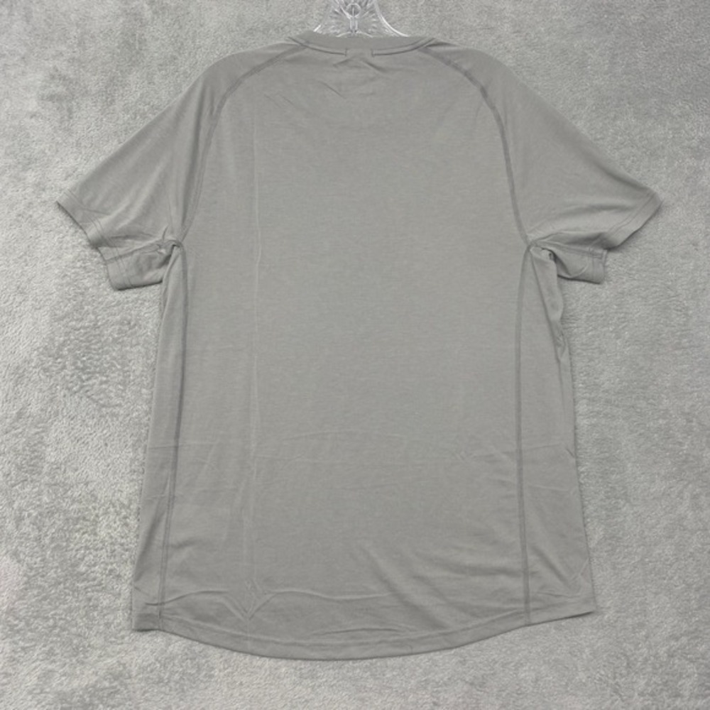prAna Tee Mens Small Gray Mission Trails Short Sleeve Moisture Wicking Top‎ - Picture 5 of 6